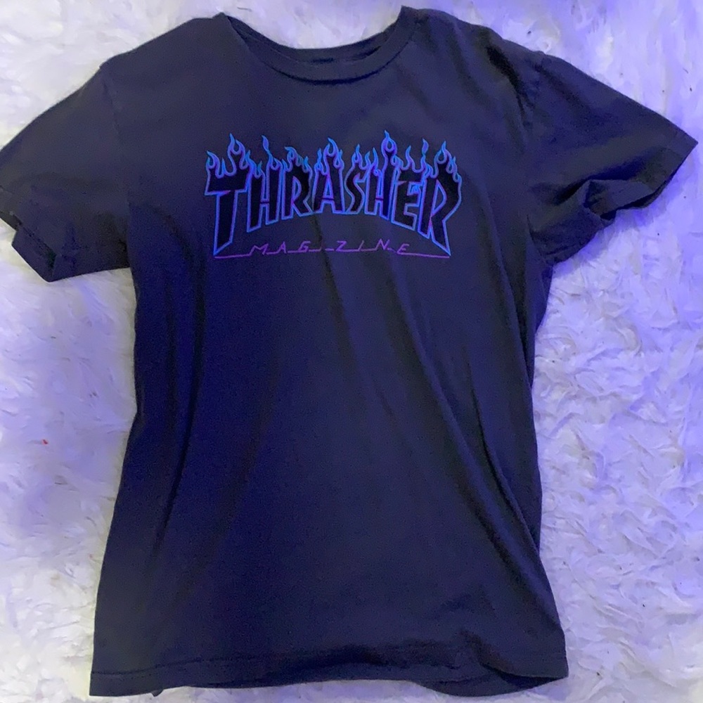 thrasher t-shirt from zumiez